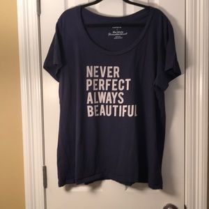 Blue inspiration shirt